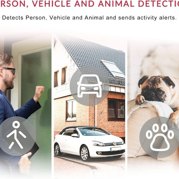 YI 4pc Security Home Camera 1080p 2.4G WiFi Night Vision 2-Way Audio - Picture 2 of 7